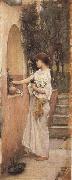 John William Waterhouse A Roman Offering china oil painting reproduction